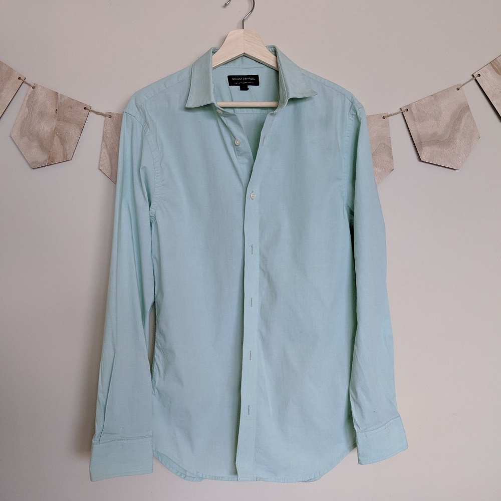 Banana Republic Green Men's Button Down M